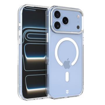 iPhone 17 Pro Max/18 Pro Max Tactical MagForce 2.0 -suojakotelo - hopea / läpinäkyvä