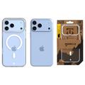iPhone 17 Pro Max/18 Pro Max Tactical MagForce 2.0 -suojakotelo - hopea / läpinäkyvä