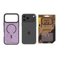 iPhone 17 Pro Max/18 Pro Max Tactical MagForce Hyperstealth Sika Hybridikotelo - MagSafe-yhteensopiva - Burgundi