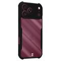 iPhone 17 Pro Max/18 Pro Max Tactical Quantum Stealth kotelo, jossa on vahvistetut kulmat - Kirkas / musta