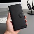 iPhone 17 Pro Max/18 Pro Max Tech-Protect 2-in-1 lompakkokotelo - Magsafe-yhteensopiva - Musta