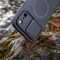 iPhone 17 Pro Max/18 Pro Max Tech-Protect Kevlar Aura -kotelo - MagSafe-yhteensopiva - Tummansininen