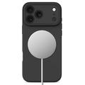 iPhone 17 Pro Max/18 Pro Max Tech-Protect Nestemäinen silikonikotelo - MagSafe-yhteensopiva - musta