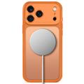 iPhone 17 Pro Max/18 Pro Max Tech-Protect MagPeak MagSafe CC -kotelo – matta Cosmic Orange
