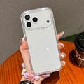 iPhone 17 Pro Max Glitter Iskunkestävä hybridi kotelo rannehihnalla