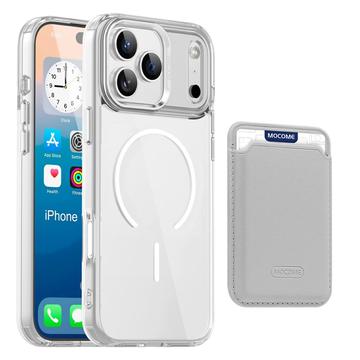 iPhone 17 Pro Max MagSafe-kotelo, jossa on korttipidike - läpinäkyvä