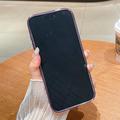 iPhone 17 Pro Max Sateenkaarenvärinen hybridikotelo strassikivikoristelulla - violetti