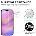 iPhone 17 Pro Max Panssarilasi - 9H - Case Friendly - läpinäkyvää