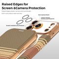 iPhone 17 Pro Tyylikäs magneettinen läppäkotelo RFID-korttipaikoilla - ruskea
