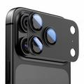 iPhone 17 Pro Tech-Protect Camfull Fit+ kameran objektiivin suojus - Musta