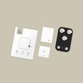 iPhone 17 Pro Tech-Protect Camfull Fit+ kameran objektiivin suojus - Musta