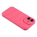 iPhone 17 Iskunkestävä TPU-kotelo toppatakkiin - Vaaleanpunainen väri