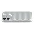 iPhone 17 Iskunkestävä TPU-kotelo toppatakkiin - hopea
