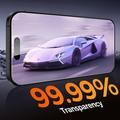 iPhone 18 Täysi suoja Panssarilasi - 9H - musta reuna