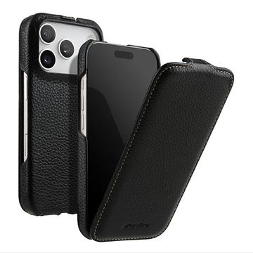 iPhone 18 Pro/17 Pro Melkco magneettinen pystysuora kääntökotelo – musta