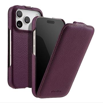 iPhone 18 Pro/17 Pro Melkco:n magneettinen pystysuora kääntökotelo – violetti