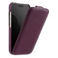 iPhone 18 Pro/17 Pro Melkco:n magneettinen pystysuora kääntökotelo – violetti