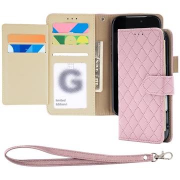 iPhone 18 Pro/17 Pro Mercury Goospery Luxe Diary Lompakkokotelo - ruusukulta