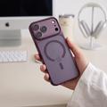 iPhone 18 Pro/17 Pro Tech-Protect MagPrime MagSafe CC -hybridikotelo - matta Burgundy Punainen