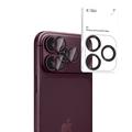iPhone 18 Pro/18 Pro Max Tech-Protect Camring Fit+ -kameran objektiivi - Burgundi