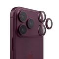 iPhone 18 Pro/18 Pro Max Tech-Protect Camring Fit+ -kameran objektiivi - Burgundi