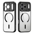 iPhone 18 Pro Dux Ducis Aimo Hybridikotelo - yhteensopiva MagSafen - Musta