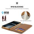 iPhone 18 Pro Dux Ducis Hivo Lompakkomallinen Nahkakotelo - Ruskea