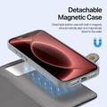 iPhone 18 Pro Dux Ducis Lawa Lompakko Nahkakotelo magneettikannella - Harmaa