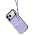 iPhone 18 Pro Dux Ducis Luvy Kotelo sormi rengas / käsi hihna - Violetti / Simpukankuori