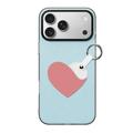 iPhone 18 Pro Dux Ducis Luvy Kotelo sormi rengas / käsi hihna - taivaansininen / sydän