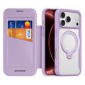 iPhone 18 Pro Dux Ducis Skin X Pro magneettinen läppäkotelo - violetti