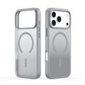 iPhone 18 Pro Dux Ducis Yind Hybridikotelo - MagSafe-yhteensopiva - Harmaa