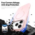 iPhone 18 Pro Dux Ducis Yind Hybridikotelo - MagSafe-yhteensopiva - Vaaleanpunainen