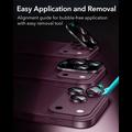 iPhone 18 Pro/18 Pro Max ESR Armorite kamerasuoja - Burgundy Punainen