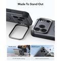 iPhone 18 Pro/17 Pro ESR Cyber Tough Kickstand MagSafe Hybrid Kotelo - Harmaa