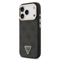 iPhone 18 Pro Guess 4G Strass Triangle Logo Gold Frame MagSafe-kotelo