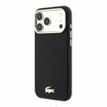 iPhone 18 Pro Lacoste Champs Élysées -kotelo - MagSafe-yhteensopiva - Musta