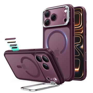 iPhone 18 Pro Max/17 Pro Max ESR Classic Hybrid -tukijalka MagSafe kotelo – himmeä syvä viininpunainen