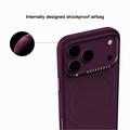 iPhone 18 Pro Max/17 Pro Max Mutural -magneettinen aaltokuvioinen hybridikotelo – kirsikanpunainen