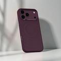 iPhone 18 Pro Max/17 Pro Max Mutural -magneettinen aaltokuvioinen hybridikotelo – kirsikanpunainen