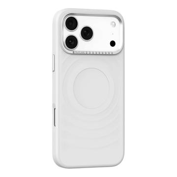 iPhone 18 Pro Max/17 Pro Max Mutural -magneettinen aaltokuvioinen hybridikotelo – valkoinen