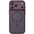 iPhone 18 Pro Max/17 Pro Max Tech-Protect MagPrime MagSafe CC -hybridikotelo - matta Burgundy Punainen