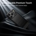 iPhone 18 Pro Max Harjattu TPU Suojakuori - Hiilikuitu - Musta