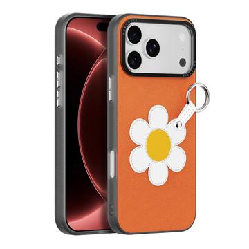 iPhone 18 Pro Max Dux Ducis Luvy Kotelo sormirengas / käsi hihna - Oranssi / Päivänkakkara