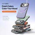 iPhone 18 Pro Max Dux Ducis Luvy Kotelo sormi rengas / käsi hihna - Violetti / Simpukankuori