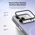 iPhone 18 Pro Max Dux Ducis Luvy Kotelo sormi rengas / käsi hihna - Violetti / Simpukankuori
