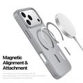 iPhone 18 Pro Max Dux Ducis Yind Hybridikotelo - MagSafe-yhteensopiva - Harmaa