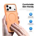 iPhone 18 Pro Max Dux Ducis Yind Hybridikotelo - MagSafe-yhteensopiva - Oranssi