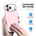 iPhone 18 Pro Max Dux Ducis Yind Hybridikotelo - MagSafe-yhteensopiva - Vaaleanpunainen