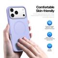 iPhone 18 Pro Max Dux Ducis Yind Hybridikotelo - MagSafe-yhteensopiva - Vaalea Violetti